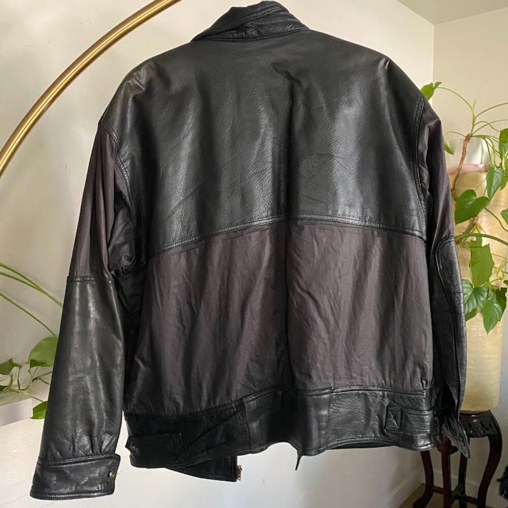 RICK PALLACK RARE VINTAGE LEATHER JACKET - Picture 6 of 11